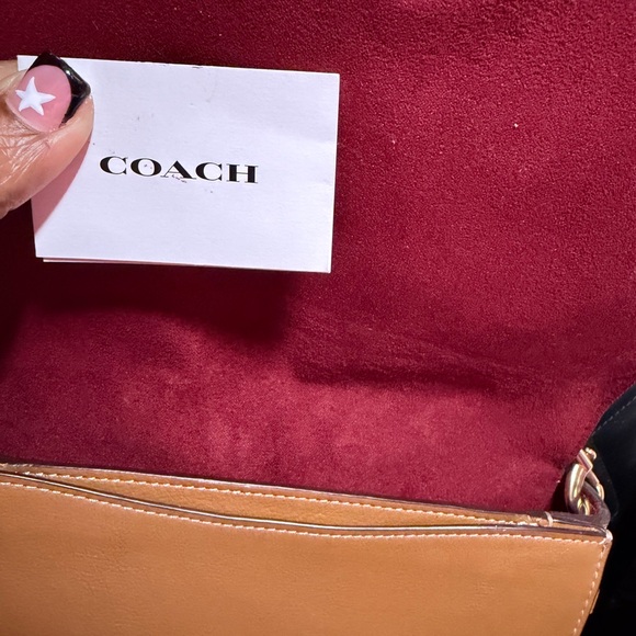 Coach Vibrant Multicolor Half-Moon Clutch - Picture 3 of 4